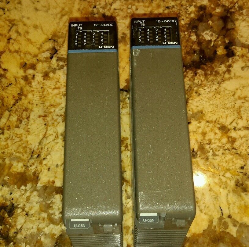 TI TEXAS INSTRUMENTS U-05N PLC INPUT MODULE 12-24VDC (LOT OF 2) $49 - $34.47