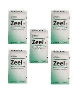 Zeel T Heel Homeopathic Solution 50 tablets Pain Reliever 5 PACK - $107.56 CAD