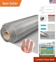 304 Stainless Steel Screen Mesh 39.4 inch x 98.4 feet Window Screen Roll... - $174.20