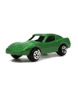 Vtg Tootsietoy Diecast Vehicle Small 2&quot; Long Green Corvette Toy Car Toot... - $9.99