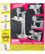 1941 Duro High Speed Router Advertisement Woodworking Tools Vintage DWF17 - $27.45 CAD