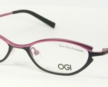 OGI Heritage 5220 1318 Schwarz/Pink Brille Titan Rahmen 48-17-135mm - $96.00