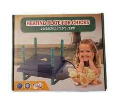 Adjustable Heating Plate For Chicks Brooder Chickens 10” X 10” 13 Watts ... - £35.49 GBP
