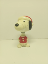 Vintage Snoopy Santa Bobblehead Figure Handmade in Korea Circa 1966 Read Desc. - £11.77 GBP