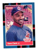 1988 Donruss #473a Dave Clark Cleveland Indians - £2.40 GBP