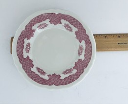 Shenango Red Lattice &amp; Fruit Design Restaurant Ware Bread &amp; Butter Plate... - £11.74 GBP