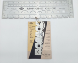 Vtg Traum Metal Marking 134 &amp; Dressmaker R801 Guide Ruler Measuring Sewi... - £22.87 GBP