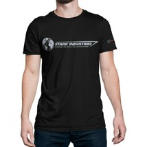 Iron Man Stark Industries Expo Men&#39;s T-Shirt Black - £24.97 GBP+