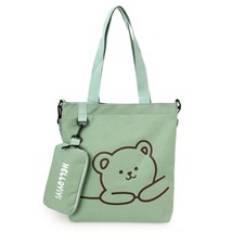  handbag shoulder bag large capacity cartoon schoolbag bear pattern tote bag young girl thumb200