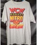 Vintage Rare 90s Wrestling WCW Monday Nitro Shirt SIZE XL Single stitch ... - £58.26 GBP