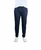 Galaxy By Harvic Men&#39;s Size S Chino Stretch Twill Joggers Navy Blue New - £19.42 GBP