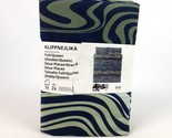 IKEA KLIPPNEJLIKA Duvet Cover And 2 Pillowcases Blue Green  705.700.87 - $59.39