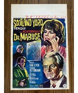 *DR. MABUSE VS. SCOTLAND YARD (1963) Peter van Eyck &amp; Klaus Kinski Crime... - £74.75 GBP