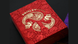 Paisley Royals (Red) Playing Cards by Dutch Card House Company - £17.11 GBP