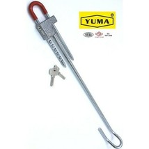 Wheel Lock 27 in. YUMA Pedal To Steering Vehicle Anti Theft Device Fits Most Car - £34.27 GBP