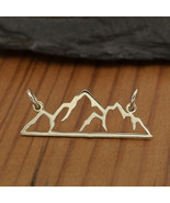 Sterling Silver Openwork Mountain Festoon Necklace - $60.58 CAD