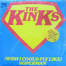 The Kinks ‎– (Wish I Could Fly Like) Superman RARE Blue Viny Superfast Shipping! - £14.80 GBP