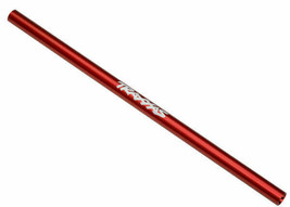 Traxxas Part 6765R Driveshaft center 6061-T6 aluminum Red Rustler New in package - £16.63 GBP