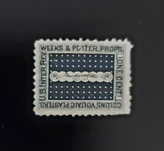 RS259d 1c U.S. Internal Revenue Weeks &amp; Potter Revenue Stamp, used, Blac... - £2.35 GBP