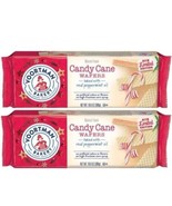 2 Voortman Candy Cane Wafers LIMITED EDITION Christmas Holiday Cookies 10.6 Oz - £19.41 GBP
