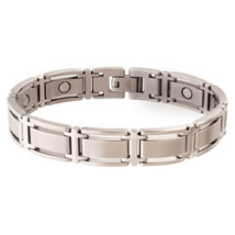 Sabona 347 Executive Symmetry Silver Magnetic Bracelet - £47.92 GBP