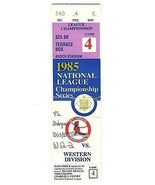 1985 NLCS ticket stub Cardinals Dodgers Game 4 Championship NL MLB Playoffs - $63.36 CAD