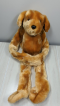 It’s All Greek to Me plush tan brown puppy dog long arms legs hanging paws - $9.89