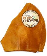 Pork Chomps Roasted Pork Skin Dog Chews, Ear Shapes, 10 Count - $539.62 MXN