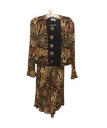 Vintage Platinum Dorothy Schoelen Skirt Set Jacket Top Skirt 2 pcs Sz S ... - $129.93 CAD
