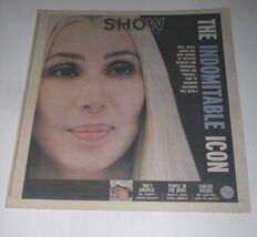 Cher Show Newspaper Supplement Vintage 2002 Cover Concert Review - $24.99