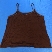 Karen Kane Lifestyle Women’s Size M Top Brown Sleeveless Minimalist Casual - $5.93
