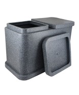 Double vault for two urns Big container for funeral urns NIshe for urns ... - $367.74+