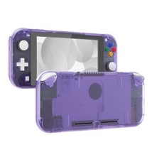 eXtremeRate Clear Atomic Purple DIY Replacement Shell for Nintendo Switch Lite,  - £38.39 GBP