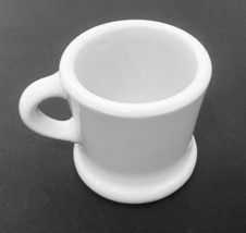 Hall China Block Letter Restaurant Ware Shaving Mug Coffee Cup White 8 Ounces - £22.06 GBP