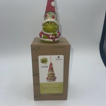 Jim Shore Grinch Gnome Holding Ornament Hanging Figurine Christmas 2023 ... - £20.89 GBP