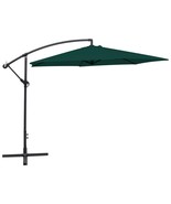 Cantilever Garden Parasol Green Polyester 9.8 ft diameter - €116,22 EUR
