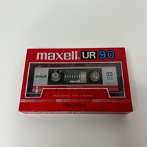 Vtg 80s Maxell Audio Cassette Normal Bias Ur 90 New Sealed Blank Tape - £13.14 GBP