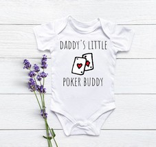 poker onesie®, baby shower gift, poker buddy, poker baby onesie®, poker baby gif - $18.90