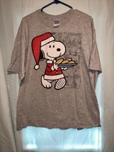 Peanuts Snoopy Santa’s Cookies Christmas Holiday T Shirt XL - £11.78 GBP