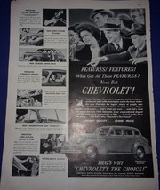 Chevrolet Magazine Print Advertisement 1956  - $5.99