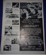 Chevrolet Magazine Print Advertisement 1956  - $112.04 MXN