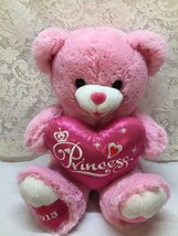 Vintage 2013 Dan Dee Collectors Choice Princess Sweetheart Teddy Bear Pl... - $11.70