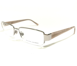 Ralph Lauren Eyeglasses Frames RL5034 9001 Nude Silver Rectangular 52-16-135 - $55.88