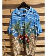 Pacific and Company Hawaiian Island Shirt Men&#39;s Size Large Beach Shells ... - $376.33 MXN