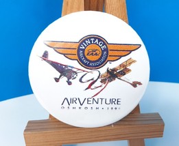 1999 Airventure Button Vintage Aircraft Association Oshkosh Pin - £3.65 GBP