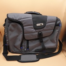 FUL Laptop Messenger Bag CarryOn Luggage Travel Shoulder Tote Gray Black - $34.97