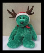 Ty Beanie Buddy 2002 Holiday Teddy 13&quot; NO TAG - $20.53 CAD