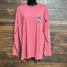 Gatlinburg TN Long Sleeve T-Shirt Size L Pink Jasper Bear Mountains Grap... - $17.36 CAD
