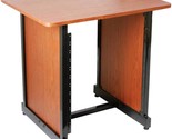 Rosewood Workstation Rack Cabinet From The On-Stage Ws7500 Series. - $250.95