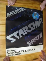 Jefferson Starship Land Nassau Coliseum Airplane Poster June 9th 10th 19... - $1,640.87 MXN